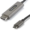 Image de StarTech.com Câble USB-C vers HDMI 4K 60Hz avec HDR10 - Câble adaptateur vidéo Ultra HD - DP 1.4 Alt Mode HBR3 (CDP2HDMM1MH) - Câble adaptateur - USB-C 24 broches mâle vers HDMI mâle - 1 m - noir - support 4K, actif