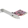 Image de StarTech.com Carte PCIe 1 port USB 3.2 Gen 2x2 - Carte Contrôleur USB-C SuperSpeed 20Gbps PCI Express 3.0 x 4 - Carte Adaptateur PCIe USB Type-C Additionnelle - Carte extension - Windows & Linux - Neuf