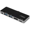 Image de StarTech.com Adaptateur Multiport USB-C - USB-C vers 4K 60Hz HDMI 2.0 - Power Delivery Passthrough 100W - Hub USB 3.0 3 Ports - Audio - Mini Dock USB-C - Travel Dock USB Type-C - Neuf