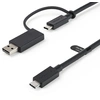 Image de StarTech.com USBCCADP câble USB USB 3.2 Gen 2 (3.1 Gen 2) 1 m USB C Noir