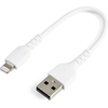 Image de Câble de connexion USB vers Lightning Startech RUSBLTMM15CMW USB A Blanc