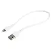 Image de StarTech.com Câble USB-A vers Lightning Blanc Robuste 30cm - Câble de Charge/Synchronisation de Type A vers Lightning en Fibre Aramide - iPad/iPhone 12 - Certifié Apple MFi - Neuf