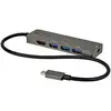 Image de StarTech.com Adaptateur Multiport USB-C - Adaptateur USB-C vers HDMI 2.0b 4K 60Hz (HDR10), Alimentation 100W Passthrough, Hub 4 Ports USB 3.0 - Mini Dock USB Type-C - Câble Intégré 30cm - Neuf