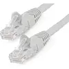 Image de StarTech.com Câble réseau CAT6 de 10m - LSZH(moins de fumée, sans halogène) - 10Gbit 650MHz 100W POE RJ45 U/UTP Câble patch LAN - Gris, ETL, 24AWG, câble d'installation (N6LPATCH10MGR)