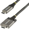 Image de StarTech.com Câble USB C 10Gbps 50cm à Verouillage par Vis Latérale - Câble USB 3.1/3.2 Gen 2 Type-C - 100W/5A Power Delivery, DP Alt Mode, Cordon USB-C à Double Vis de Fixation - Charge/Synchronisation
