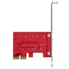 Image de StarTech.com Carte PCI Express SATA 2 ports - Carte Contrôleur PCIe SATA - 6Gbps - ASM1166 SATA-Raid - Convertisseur PCI Express 2.0 vers SATA - Connecteurs SATA Empilés - Carte d'Extension SATA