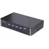 Image de StarTech.com Switch KVM DisplayPort 4 Ports - 8K 60H/4K 144Hz, Écran Unique, DisplayPort 1.4, 2 Ports USB 3.0, 4x USB 2.0 HID, Commutateur KVM, Commutation par Bouton-Poussoir, Conforme TAA - Indépendant de l'OS - Neuf