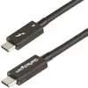 Image de StarTech.com Câble Thunderbolt 4 de 50cm - 40Gbps - 100W Power Delivery - Vidéo 4K/8K - Cordon Thunderbolt Certifié par Intel - Compatible avec USB 4/Thunderbolt 3/USB 3.2/USB Type-C/DisplayPort - Neuf