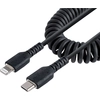 Image de StarTech.com Câble USB-C vers Lightning de 1m - Adaptateur USB C vers Lightning Noir Mfi, Gaine Durable en TPE - Câble USB Type-C vers Lightning - Chargeur USB-C vers Iphone/lightning Très Résistant