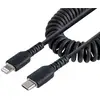 Image de StarTech.com Câble USB-C vers Lightning de 50cm - Adaptateur USB C vers Lightning Noir Certifié Mfi, Gaine Durable en TPE - Câble USB Type-C vers Lightning - Chargeur USB-C vers Iphone/lightning Très Résistant - Neuf
