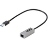 Image de StarTech.com Adaptateur USB 3.0 Gigabit Ethernet, adaptateur réseau USB 3.0 vers 10/100/1000 pour ordinateur portable, câble connecté de 30cm, adaptateur USB vers RJ45/LAN, adaptateur NIC, Win, MacOS et Chrome (USB31000S2)