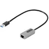 Image de StarTech.com Adaptateur Réseau USB 3.0 à Gigabit Ethernet - 10/100/1000 Mbps, USB à RJ45, Adaptateur USB 3.0 à LAN, Adaptateur USB 3.0 Ethernet (GbE), Câble de Raccordement de 30cm, Installation Sans Pilote - Neuf