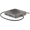 Image de StarTech.com Station d'Accueil USB C, Double HDMI 4K 60Hz Compatible avec Macbook Pro (M1/M2/M3/M4) et Windows, Hub USB-A/USB-C 10Gbps, 100W Power Delivery, GbE, SD, Câble 56cm - Neuf