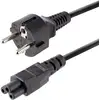 Image de StarTech.com Câble d'Alimentation pour Ordinateur Portable de 3m - Prise EU vers Connecteur C5, 2,5A 250V - Cordon d'Alimentation Clover Leaf/Mickey Mouse - Cordon Alimentation PC Portable - Neuf