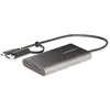 Image de StarTech.com Adaptateur USB-C vers Double HDMI - USB-C ou A vers 2x HDMI - 4K 60Hz - 100W Power Delivery Pass-Through - Adaptateur Vidéo avec Câble Intégré de 30cm - Convertisseur USB-C vers HDMI pour PC Portable - Neuf