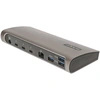 Image de StarTech.com Station d'accueil Thunderbolt 4 - 96W PD - Moniteur simple 8K/double 4K 60Hz - Hub 3xTB4/USB4 et 4xUSB-A - SD/GbE - Compatible Thunderbolt 4/3 et USB4 - K-Slot - Câble de 0,8m - Câblé - Thunderbolt 4 - 96 W - 10,100,1000 Mbit/s - Noir