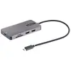 Image de StarTech.com Adaptateur Multiport USB C - Vidéo Double HDMI 4K 60Hz - Hub USB-A 5 Gbps à 2 Ports, 100W Power Delivery Pass-Through, GbE, SD/Micro SD, Station d'Accueil/Mini Dock pour PC Portable, Câble 30cm - Neuf