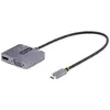 Image de StarTech.com Adaptateur USB C vers HDMI VGA avec Sortie Audio 3,5 - Adaptateur Multiport USB C - Adaptateur USB Type-C, 4K 60Hz HDR, 100W PD 3.0 - Adaptateur Vidéo Compatible TB3/4 - Adaptateur de Voyage - Neuf