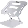 Image de StarTech.com Support de Bureau pour Ordinateur Portable - Support Ergonomique Pliable pour PC Portable - Socle/Pupitre/Réhausseur Incliné pour PC portable, Supporte Jusqu'à 10kg - Socle Ventilé PC Portable - Neuf