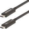 Image de StarTech.com Thunderbolt 4 Cable A40G2MB-TB4 2m 40Gbps Black for Computer