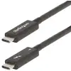 Image de StarTech.com A40G2MB-TB4-CABLE Câble Thunderbolt 2 m 40 Gbit/s Noir - Neuf