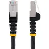 Image de StarTech.com CAT 6a Ethernet Cable - 1.5m - Black - Low Smoke Zero Halogen (LSZH) LAN Network Cable - 10GbE 500MHz 100W PoE+ - S/FTP Shielded Wire/Cable Patch Cord with anti-tangle RJ45 plug and strain relief
