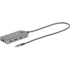 Image de StarTech.com Adaptateur multiport USB-C - Station d'accueil USB Type-C 2x 4K30Hz + HDMI et DisplayPort 4K 60Hz, Hub USB 3 ports 10Gbps - Station d'accueil avec PD 100W Pass-Through, GbE, Mini Dock pour Win/ChromeOS