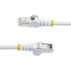 Image de StarTech.com Câble CAT6a de 10 m - LSZH anti-fumée, sans halogène - Câble LAN 10 Gigabit RJ45 - Câble patch SFTP - Blanc - Câble de pose CAT6a - Câble réseau/éthernet blindé