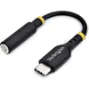 Image de StarTech.com Adaptateur Audio USB-C vers Prise Casque/Casque 3,5 mm TRRS, Dongle Aux USB Type-C vers Jack, Hi-Fi 32-bit DAC, pour Ordinateur Portable/Téléphone/Tablette, Compatible USB-C/Thunderbolt