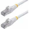 Image de StarTech.com Câble de réseau Ethernet CAT8 blanc de 2m - Snagless - Latchless - 25G/40G - 2000MHz - PoE++ 100W - 26AWG - S/FTP - Décharges de tension - Câble de cuivre Puro - LSZH - Testé avec Fluke