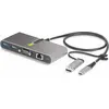 Image de StarTech.com Hub USB-C à 2 Ports USB-A avec Ethernet et RS-232, Dongle USB-C vers USB-A, 100W PD Pass-Through, 2x USB-A 5Gbps, Gigabit Ethernet, Série RS232 (FTDI)