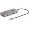 Image de StarTech.com Adaptateur multiport USB-C triple écran, HDMI/DP/lecteur de carte - Station d'accueil - USB-C 3.2 Gen 1 / Thunderbolt 3 / Thunderbolt 4 - HDMI, 2 x DP - 1GbE