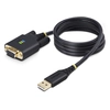 Image de StarTech.com 1P3FFCNB-USB-SERIAL câble Série Noir 1 m USB Type-A DB-9