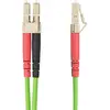 Image de StarTech.com Câble Fibre Optique Multimode OM5 LC à LC (UPC) de 3m, Cordon/Jarretière/Connecteur Fibre Optique 50/125µm Duplex LOMMF Zipcord, VCSEL, 40G/100G, Insensible à la Courbure, Cordon de Liaison Fibre LSZH