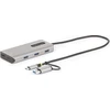 Image de StarTech.com Adaptateur multiport USB-C avec dongle USB-C vers USB-A, double HDMI (4K30Hz/1080p60Hz), 3x USB-A, mini station d'accueil pour ordinateur portable, station d'accueil de voyage, câble de 1,3ft/40cm
