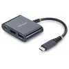 Image de Adaptateur multiport USB-C vers HDMI StarTech.com avec une puissance de charge PD de 140 W, HDMI 4K 60 Hz, hub USB 5 Gbps, mini-station d'accueil pour MacBook / Dell / Thinkpad / HP / iPad / tablettes, filaire, USB 3.2 Gen 1 (3.1 Gen 1) Type-C, 140 W, noir, 5 Gbit/s, 4K Ultra HD