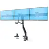 Image de STARTECH StarTech.com Crossbar Triple Monitor Desk Mount, VESA 75x75/100x100 - Neuf