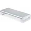 Image de StarTech.com Support pour Moniteur Ergonomique, Jusqu'à 15kg, Hauteur Fixe de 9cm, Support pour Ordinateur Portable, Base en Acier, Montage Rapide, Optimisation de l'Espace de Travail