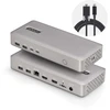 Image de Startech.com Station D'Accueil Usb4, Usb-c 40gbps, Double Vidéo Hdmi, Jusqu'à 2x 4k 60hz 4:4:4 (rgb) Ou 2x 4k 120hz 4:2:2, Dock Multi-moniteur, 6x Usb, 2.5gbe, 100w Pd