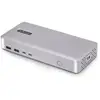 Image de StarTech.com Station d'Accueil USB4, USB-C 40Gbps, Double Vidéo HDMI, Jusqu'à 2x 4K 60Hz 4:4:4 (RGB) ou 2x 4K 120Hz 4:2:2, Dock Multi-Moniteur, 6x USB, 2.5GbE, 100W PD - Neuf