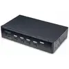 Image de StarTech.com Switch KVM DisplayPort 4 Ports, Moniteur Unique 4K 60Hz, 6 Ports USB, Commutation par Touche de Raccourci et Bouton-Poussoir, DisplayPort 1.2, Commutateur KVM, Indépendant de l'OS, Conforme TAA - Neuf