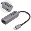 Image de StarTech.com Adaptateur USB-C 2.5GbE vers Ethernet, 100W PD Pass-Through, NBASE-T NIC, Réseau USB 3.0 Type-C 2.5/1G Multi Speed, Compatible Thunderbolt, Windows & Mac - Neuf