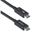 Image de StarTech.com Câble Thunderbolt 5 de 1m, 80Gbps/Jusqu'à 120Gbps, 240W PD, 8K 60Hz, Câble Thunderbolt Certifié, Compatible avec Thunderbolt 4/USB4/USB-C - Neuf