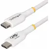 Image de StarTech.com Câble de Charge USB-C de 3m, Charge et Synchronisation, 240W (5A) PD EPR, Câble de Charge USB 2.0 pour Ordinateur Portable, USB-IF , Gaine TPE - Cordon de Charge USB C Blanc