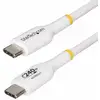 Image de StarTech.com Câble de Charge USB-C de 3m, Charge et Synchronisation, 240W (5A) PD EPR, Câble de Charge USB 2.0 pour Ordinateur Portable, Certifié USB-IF , Gaine TPE - Cordon de Charge USB C Blanc - Neuf