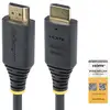 Image de StarTech.com Câble HDMI Haut Débit de 3m Certifié Premium, 4K 60Hz/1440p 144Hz, HDR10/HDCP 2.2/ARC, 18Gbps, Cordon HDMI 2.0 UHD pour TV/Moniteur/Affichage, Gaine TPE - Neuf