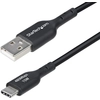 Image de Startech.com Câble De Charge Usb-a Vers Usb-c De 1m, Charge Et Synchronisation, 3a, Usb 2.0, Gaine Tpe - Cordon De Charge Usb Noir