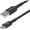Image de StarTech.com Câble de Charge USB-A vers USB-C de 1m, Charge et Synchronisation, 3A, USB 2.0, Gaine TPE - Cordon de Charge USB Noir - Neuf