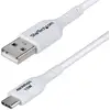 Image de StarTech.com Câble de Charge USB-A vers USB-C de 2m, Charge et Synchronisation, 3A, USB 2.0, Gaine TPE - Cordon de Charge USB Blanc - Neuf