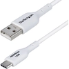 Image de Startech.com Câble De Charge Usb-a Vers Usb-c De 1m, Charge Et Synchronisation, 3a, Usb 2.0, Gaine Tpe - Cordon De Charge Usb Blanc